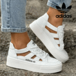 adidas originals women’s platform sneakers perforated, modern retro