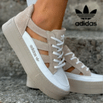 adidas originals women’s platform sneakers perforated, modern retro